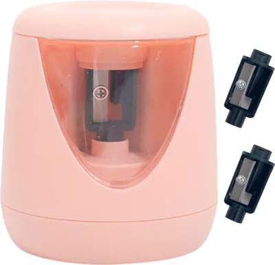 Produktbild von 1 Set Elektrischer Bleistiftspitzer mit Cutter, wiederaufladbarer USB-Akku, tragbarer automatischer Bleistiftspitzer, Schreingeschenk für Schüler