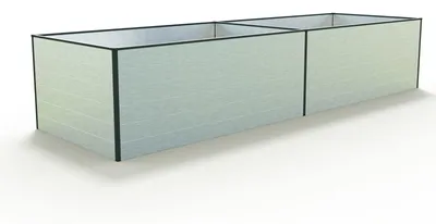 Immagine prodotto di GFP Orto rialzato in alluminio DANIELA - 387 x 119 x 77 cm , alluminio