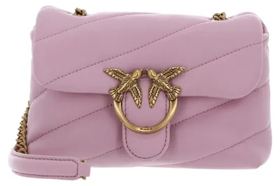 Produktbild von PINKO Umhängetasche Schultertasche Love Puff Baby CL Sheep Nappa Light Pink + Antique Gold rosa