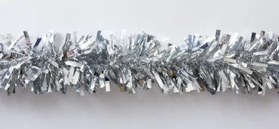 Produktbild von Folien-Fransengirlande : silber