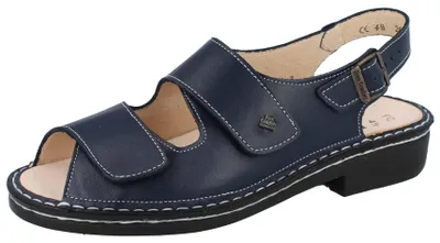 Produktbild von FINN COMFORT Tahiti Damen Sandale blau Glattleder - Größe: UK 5,5