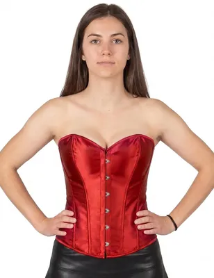Produktbild von Rotes Schnürkorsett für Damen - M (38-40)