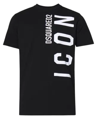 Produktbild von DSquared2 - T-Shirt für Herren/Damen Uni, leger SY3928 (XL) (Schwarz/Weiß)