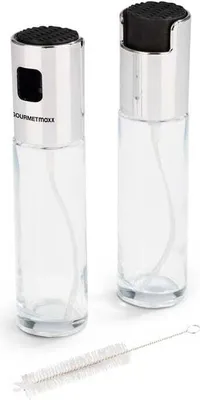 Produktbild von GOURMETmaxx Sprühflaschen 2er-Set Für Essig Öl Knoblauchessenz Dosierer Spray Spender Dispenser Flaschen Küchenzubehör Kochen Würzen sprühend dosieren