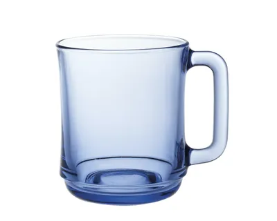Produktbild von Duralex LYS MARINE Glas mit Henkel 310 ml blau - 6er Set