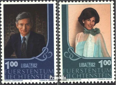 Produktbild von Briefmarken Liechtenstein 1982 Mi 797-798 (kompl.Ausg.) postfrisch LIBA82