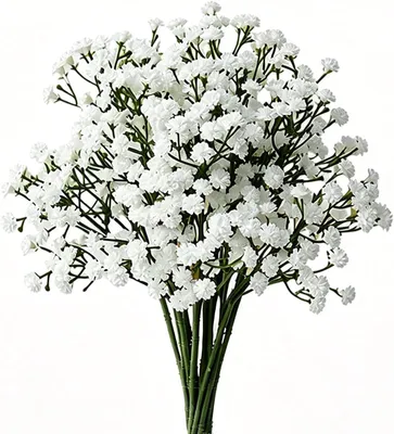 Immagine prodotto di Corone artificiali, fiori decorativi bianchi, 28 cm, 24 pezzi, per decorazioni di matrimonio