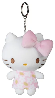 Immagine prodotto di Portachiavi di peluche Sanrio Hello Kitty Buttercream, 12 cm