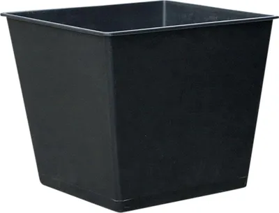 Produktbild von Dehner Universal-Pflanztopf, ca. 44.5 x 44.5 x 39 cm, Kunststoff, schwarz