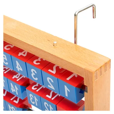 Produktbild von Hunderter-Würfelrechengerät - Rechenschieber für die Grundschule