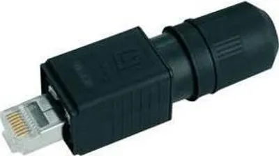 Produktbild von Telegärtner Zestaw wtyczek RJ45 wariant 4 Wtyczka, prosta Bieguny: 8P8C J80026A0013 Czarny J80026A0013 1 szt