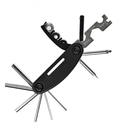Produktbild von Rockbros GJ1601 16-in-1 Multifunktionswerkzeug fr Fahrradreparaturen, schwarz
