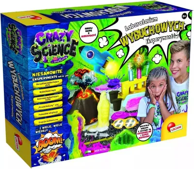 Obrázok produktu pre Liściani Crazy Science Laboratorium wybuchowych eksperymentów  304-PL68661