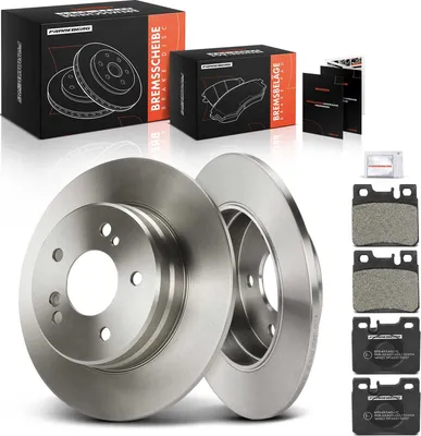 Immagine prodotto di Frankberg 2x dischi freno 4x pastiglie freno asse posteriore per Mercedes-Benz C124 W124 S124 A124 W202 S202