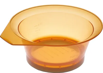 Produktbild von Efalock Rainbowl Färbeschale transparent orange 250 ml