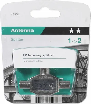 Produktbild von ViVanco™B48/10 01BVM, F-Typ, RF, 2x RF, Männlich, Weiblich, 90°