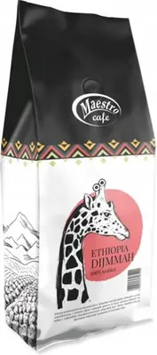 Image de Grains de café Maestro ÉTHIOPIE DJIMMAH 1kg [100% Arabica]