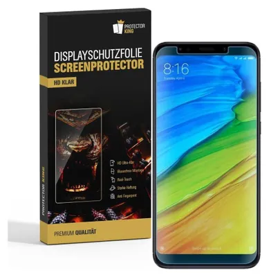 Produktbild von 2x Displayschutzfolie für Xiaomi Redmi 5 Schutzfolie Displayfolie HD KLAR