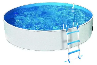 Produktbild von Mountfield Azuro 3,60x0,90m WEISS LAGOON-Einlage 0,25mm (mit lackierter Leiter Skimmfilter 12V)