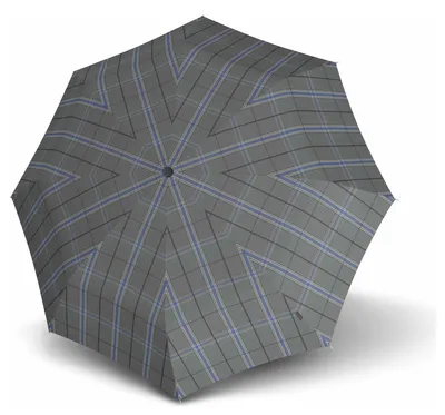 Immagine prodotto di Knirps ombrello tascabile ombrello T.200 Medium Duomatic Check Grey #2 grigio