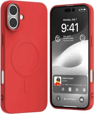 Zdjęcie produktu dla Mercury Magsafe Semi-Silicone Iphone 16Plus 6,7 Czerwony /Red