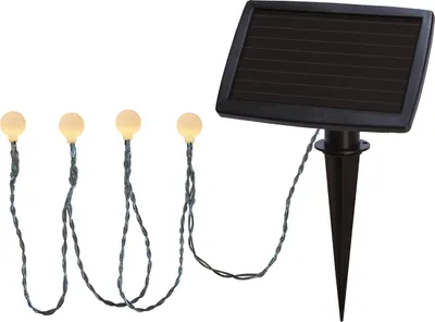 Produktbild von Best Season LED-Solarlichterkette "Balls White" 20 teilig Farbe : warm white, ca. 6,7 m, outdoor, Wintersola, 477-58