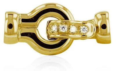 Productafbeelding van Luna-Pearls - 600.2021 - Sluiting - Dames - 585GG - Briljant H/SI0,058 ct. - 12 mm