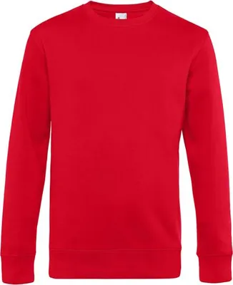 Obrázok produktu pre Pánska mikina - B&C KING CREW NECK - red - veľkosť 4XL