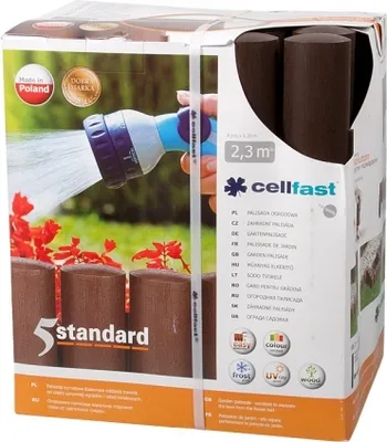 Obrázok produktu pre Cellfast Štandardná záhradná palisáda 4 hnedá