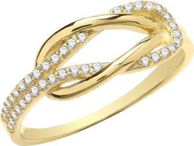 Image de Bague Femme Or 375/1000 avec Oxyde de Zirconium, 53 (16.9); TRS28348RSM