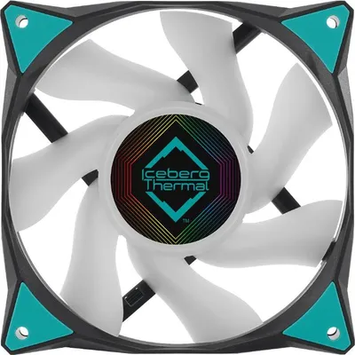 Zdjęcie produktu dla Iceberg Thermal IceGALE ARGB wentylator do obudowy komputera 14 cm czarny 2 szt