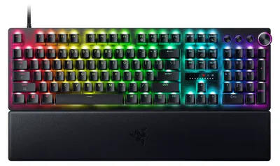 Obrázek produktu pro Razer Huntsman V3 Pro 8KHz, Plná velikost (100 %), Kabel, USB, Optický klíčový spínač, Černá
