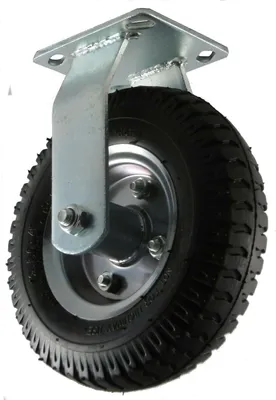 Produktbild von Luftrad Rolle Transportrollen 135kg Luft-Reifen Bockrolle 260mm Gummi schwarz