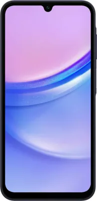 Produktbild von Samsung Galaxy A15, 16,5 cm (6.5"), 1080 x 2340 Pixel, 4 GB, 128 GB, 50 MP, Schwarz, Blau