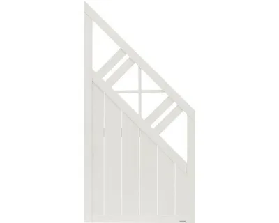 Produktbild von Zaun Abschlusselement Konsta Provence rechts 90 x 180/90 cm cremeweiß