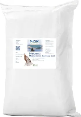 Produktbild von 25 Kg Sack Mediterranes Badesalz Grob Natur Salz Badezusatz Meersalz