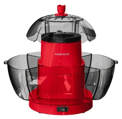 Image de Machine à popcorn Cecotec Fun&Taste P'Corn Lotus 1200W Rouge