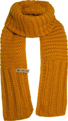 Produktbild von Knit Factory Alex Schal - Ocker - 200x45 cm