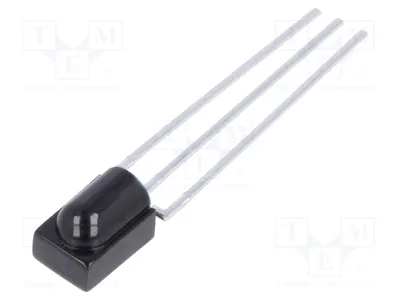 Zdjęcie produktu dla 1 x Zintegrowany odbiornik podczerwieni 38 kHz, napięcie zasilania 2,5 ÷ 5,5 V, model TSOP38238, moduł odbiornika podczerwieni, kąt widzenia 90°