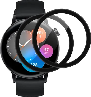 Immagine prodotto di Vetro temperato per Huawei Watch GT 3 42mm [2 pezzi] Schermo protettivo in vetro temperato blindato Phonillico®