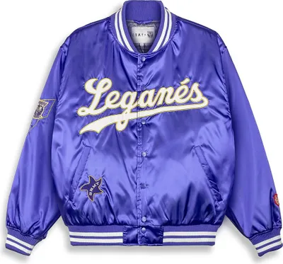 Immagine prodotto di Grimey Lega We Always Dreaming Giacca bomber in raso blu M Uomo, Donna blu M