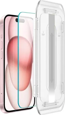 Obrázok produktu pre pancierové sklo 9H pre iPhone 15 Plus s aplikátorom