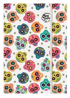 Obrázok produktu pre Box na zošity, A4, OPTISCHOOL "Skull"
