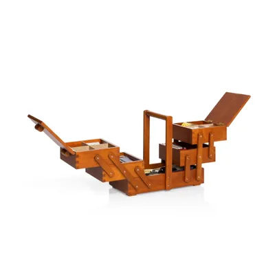 Produktbild von Prym Nähkasten Holz dunkel M