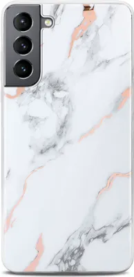 Produktbild von ONEFLOW® Sense Case kompatibel mit Samsung Galaxy S21 - Hülle in Marmor Optik, Dedication