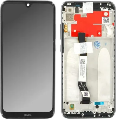 Produktbild von Original LCD Display Touchscreen Bildschirm Rahmen Grau Schwarz für Xiaomi Redmi Note 8T