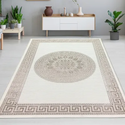 Produktbild von Teppich mit orientalischem Flair | | weiß beige Größe - 200 x 290 cm