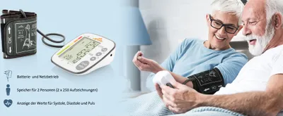 Produktbild von ETA Oberarm-Blutdruckmessgerät TMB-1490-CS ETA329790000, Oszillometrische Messmethode