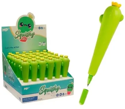 Obrázek produktu pro Gelové pero 0,5 mm Squishy Kaktus Sada 36 kusů