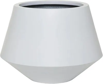 Immagine prodotto di Vaso da fiori BERBELIT in fibra di vetro, bianco, 42x30 cm